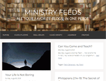Tablet Screenshot of ministryfeeds.com